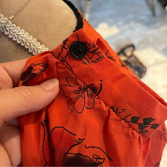 Twinkle By Wenlan Silk Blouse Size 0 - Picture 5 of 8